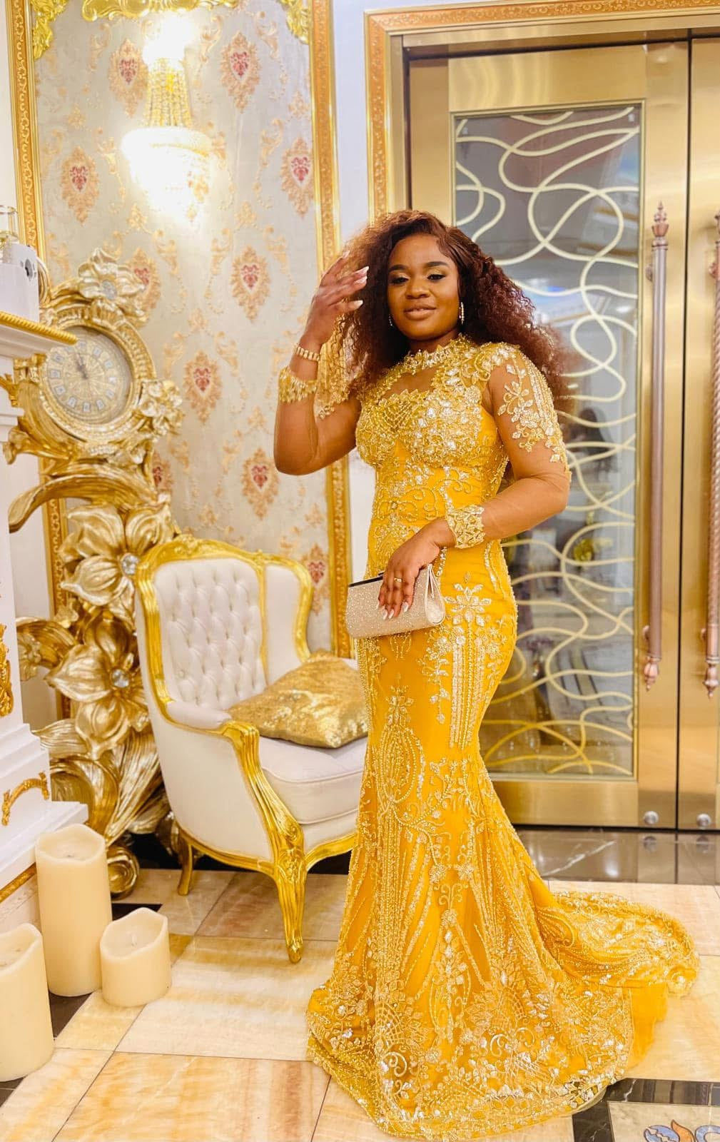 Customized reception Dresses