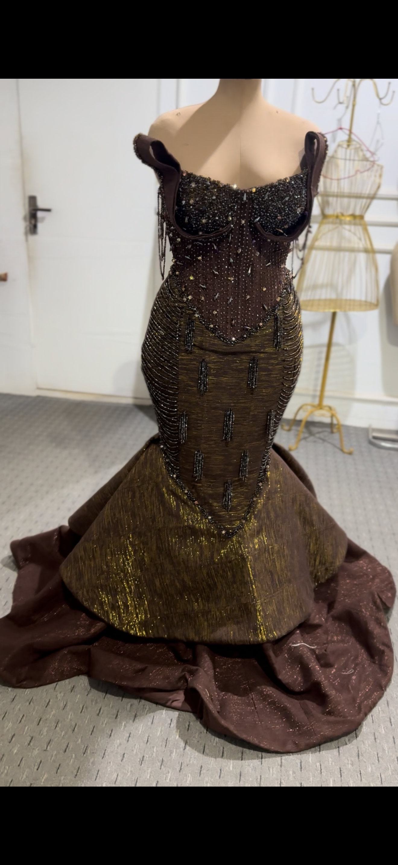 Customized mermaid Kente