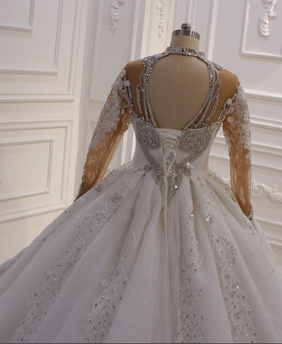 Luxury Sparkling Wedding Dress