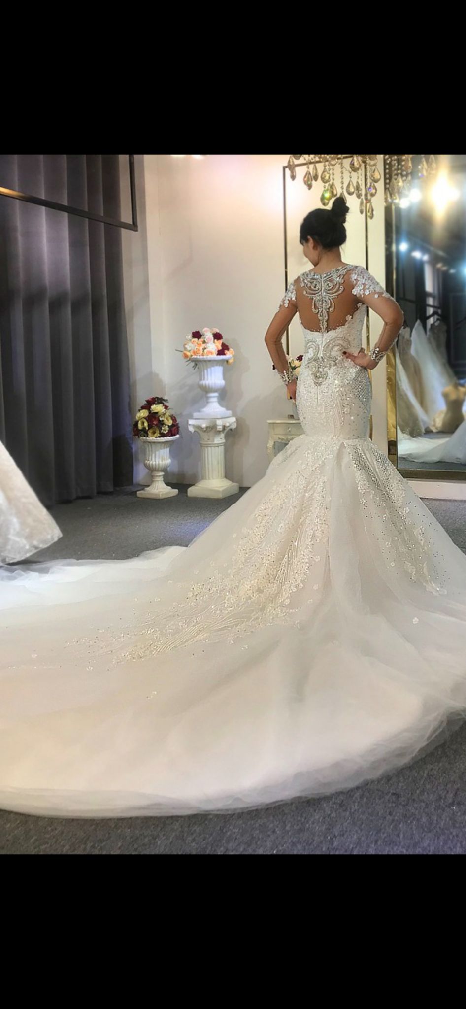 Luxury Sparkling Wedding Dress