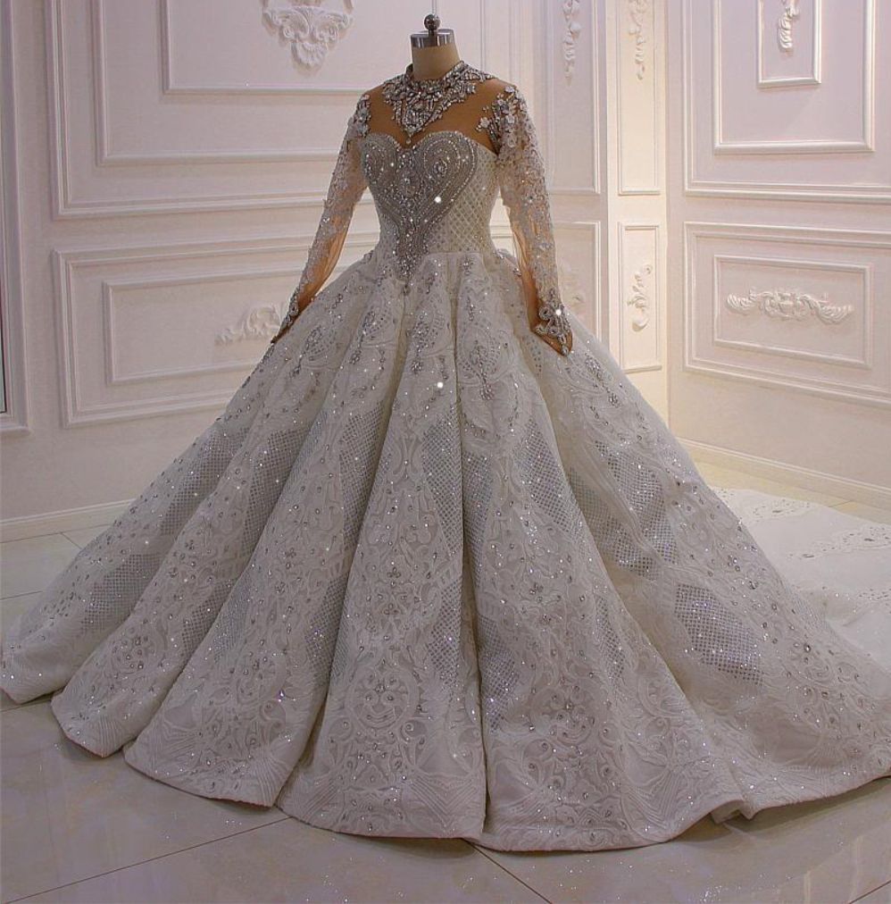 Luxury Sparkling Wedding Dress