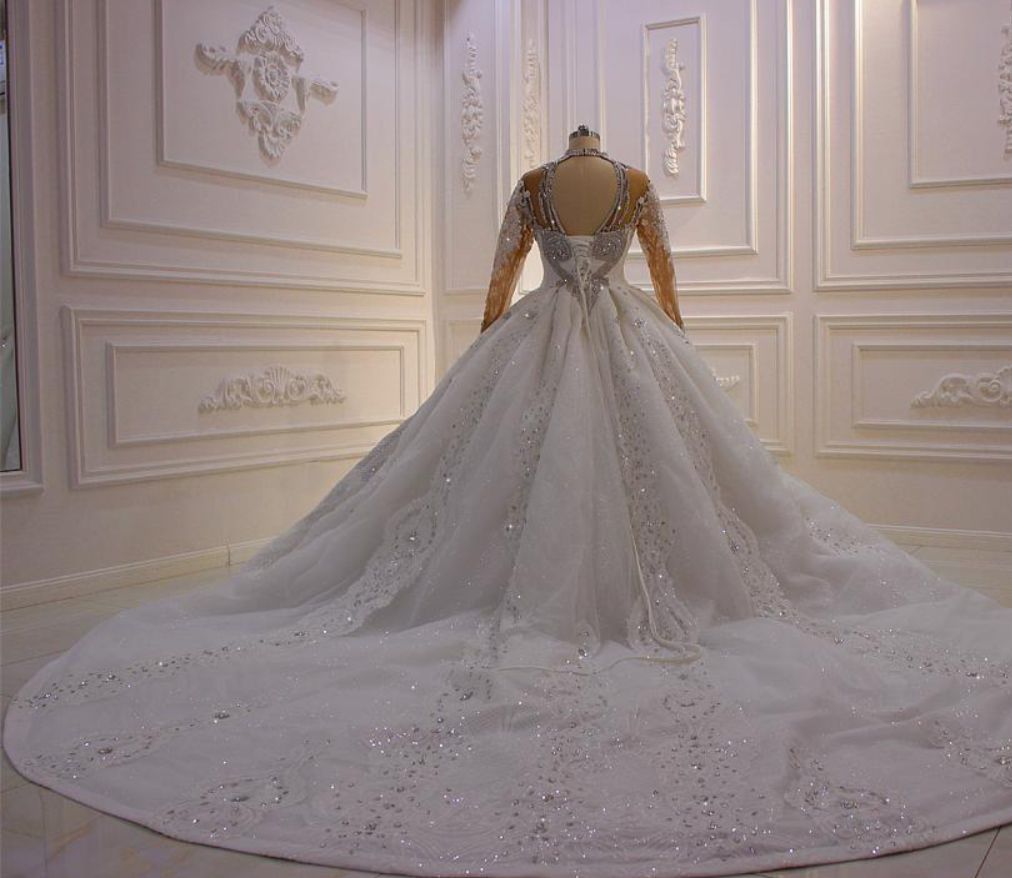 Luxury Sparkling Wedding Dress