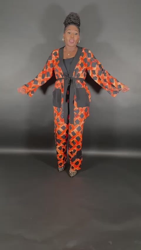 2PIECE BELTED PALAZZO PANT SET