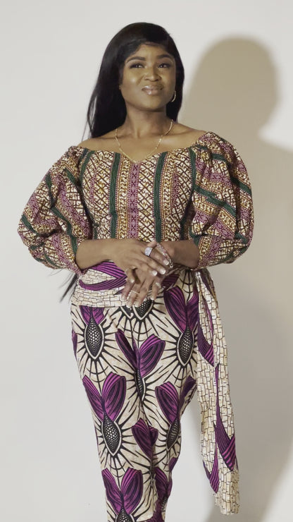 African Print Ankara Jumpsuit