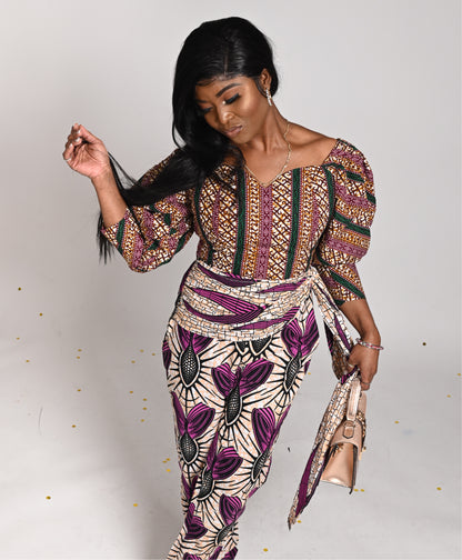 African Print Ankara Jumpsuit